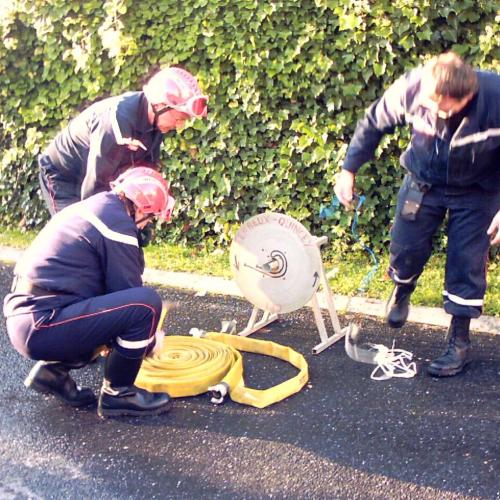 intervention des pompiers à la mairie-23