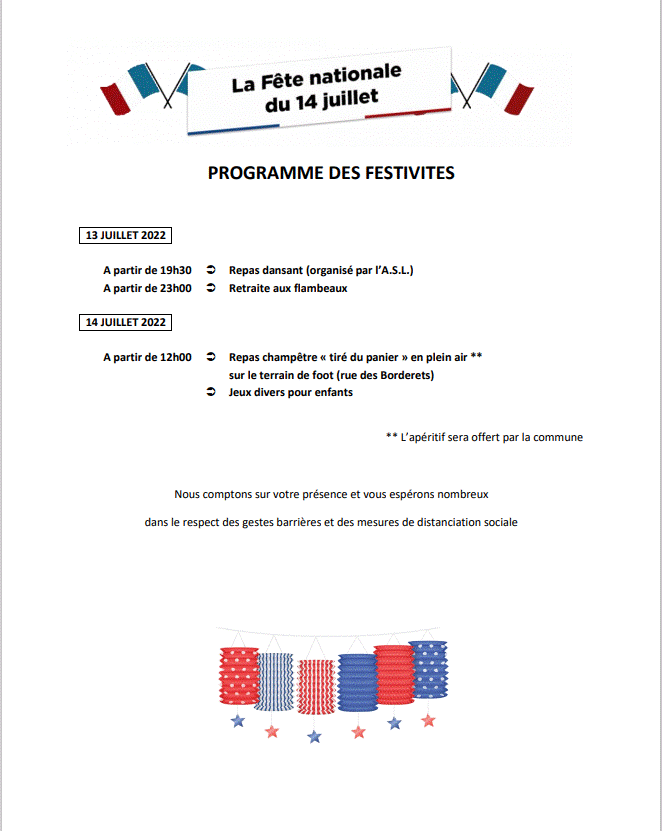 14 juillet 2022