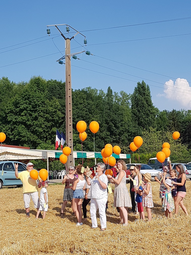 lâcher de ballons