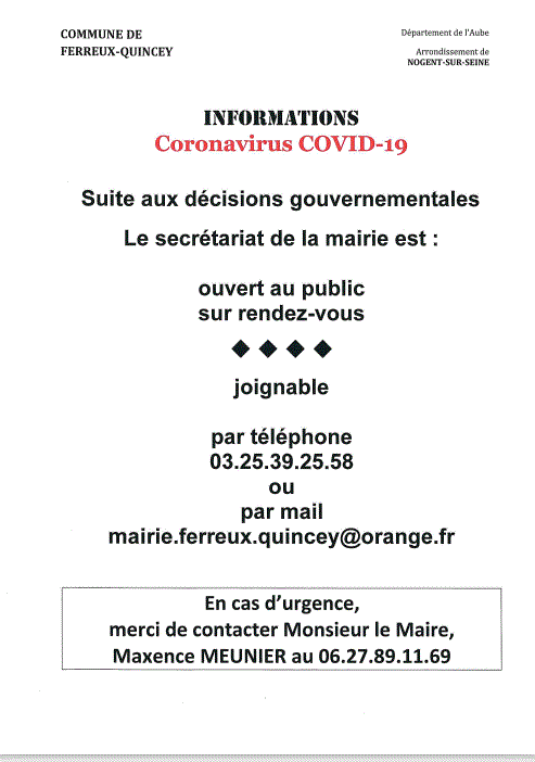 Infos covid 7 01 2022