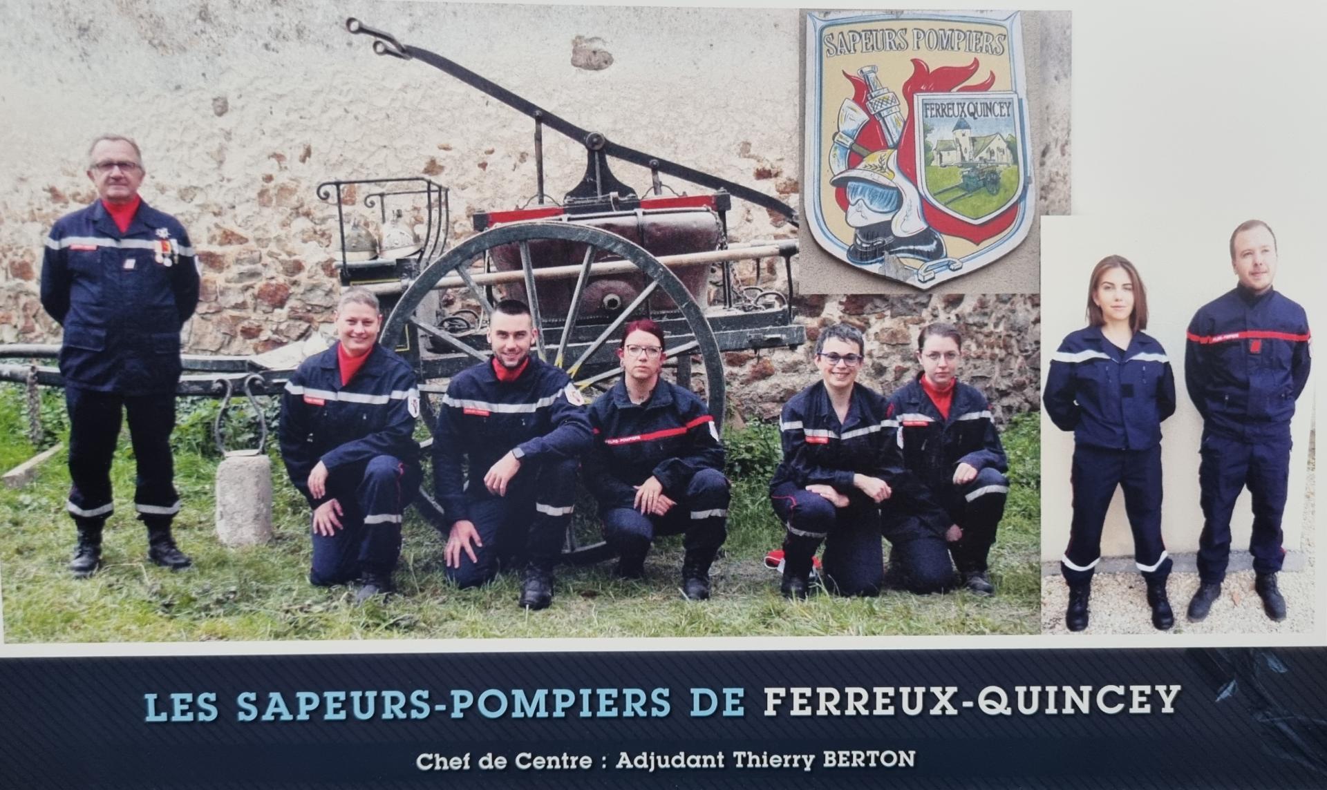 Les sapeurs pompiers ferreux quincey