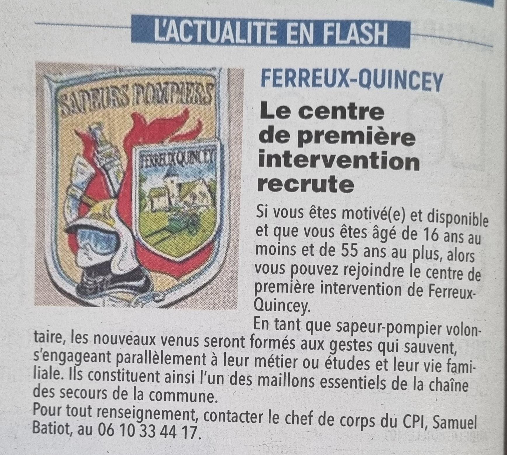 Pompiers ferreux 1