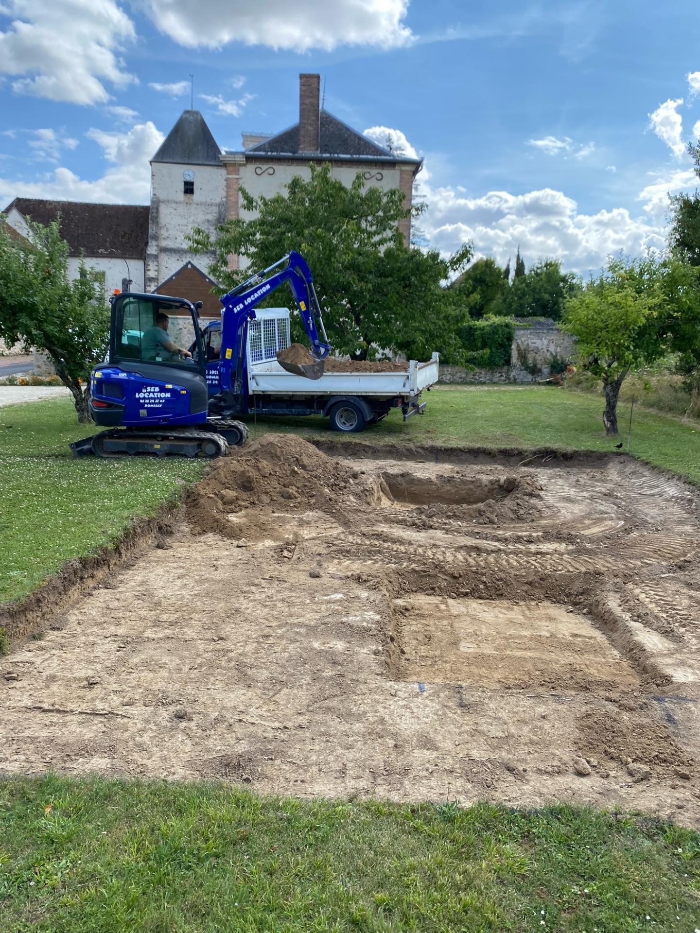 Travaux aire de jeux 1